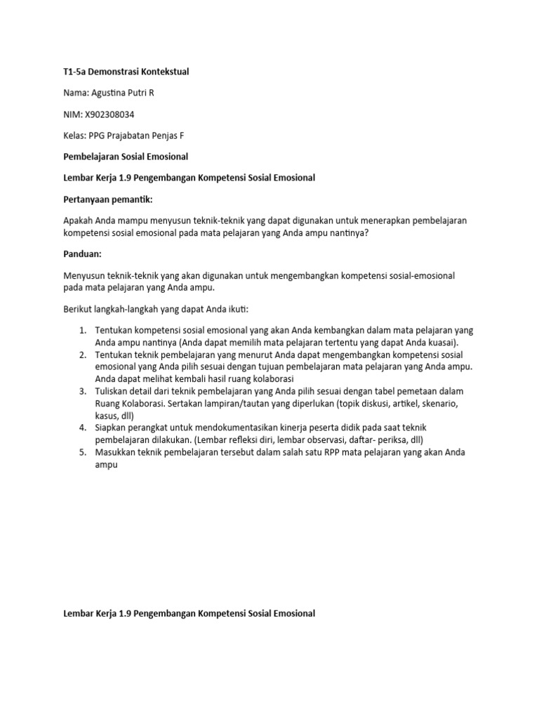 T1 5a demonstrasi kontekstual pse pdf