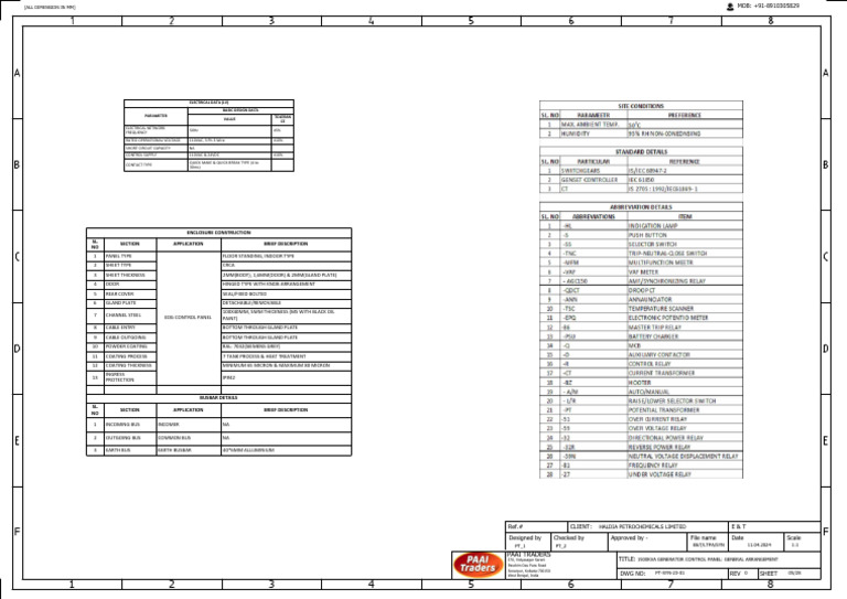 Enclosure Construction Specifications | PDF | Electrical Components ...