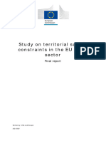 Study On Territorial Supply Constraints in The Eu-ET0220367ENN