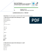 Pretest (Finals)