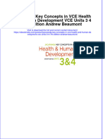 Full Ebook of Jacaranda Key Concepts in Vce Health and Human Development Vce Units 3 4 7Th Edition Andrew Beaumont Online PDF All Chapter