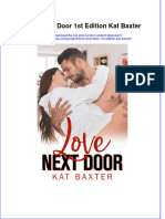 Full Ebook of Love Next Door 1St Edition Kat Baxter Online PDF All Chapter