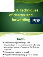 Chapter 3-Techniques of Charter and Forwarding