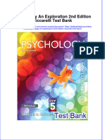 Full Psychology An Exploration 2Nd Edition Ciccarelli Test Bank Online PDF All Chapter