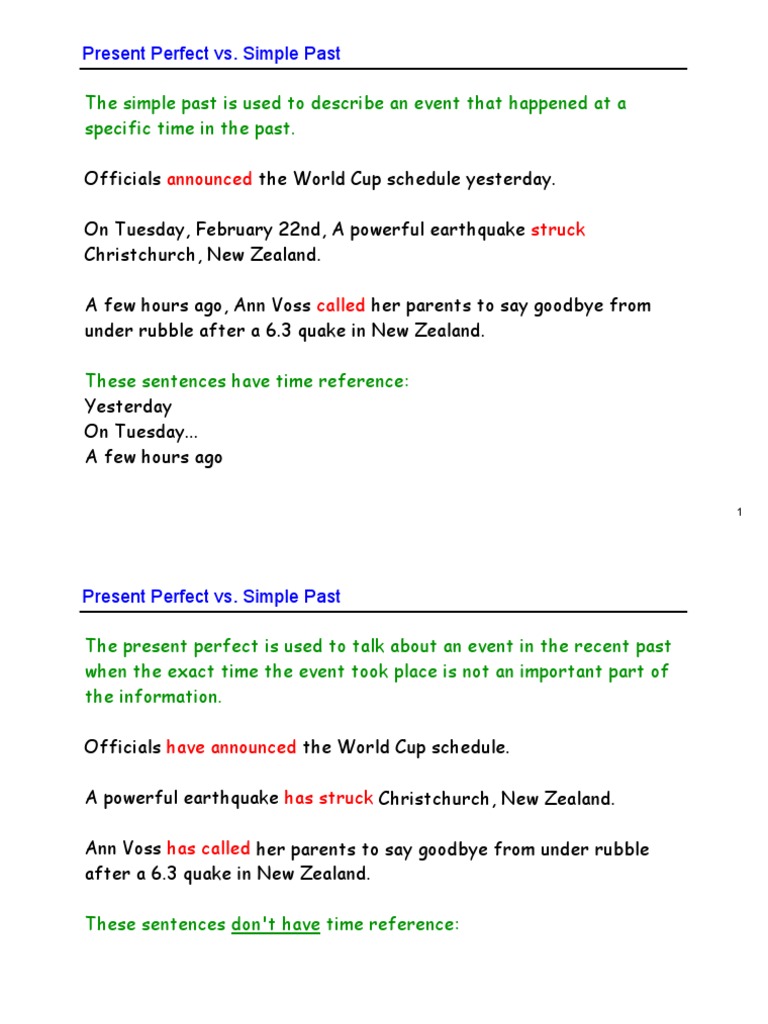 Unit6 LessonA Grammar PPVSSP | PDF | Foreign Language Studies