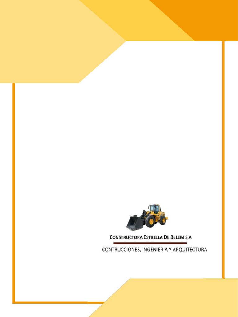 Brochure Constructora Estrella de Belem S.A. | PDF | Ingeniería