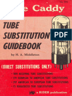 Riders Tube Caddy Tube Substitution Guidebook 1960 34 Pages