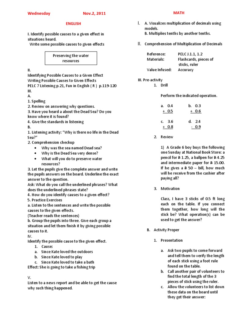 Multiplying Decimals Explained | PDF | Language Arts & Discipline ...