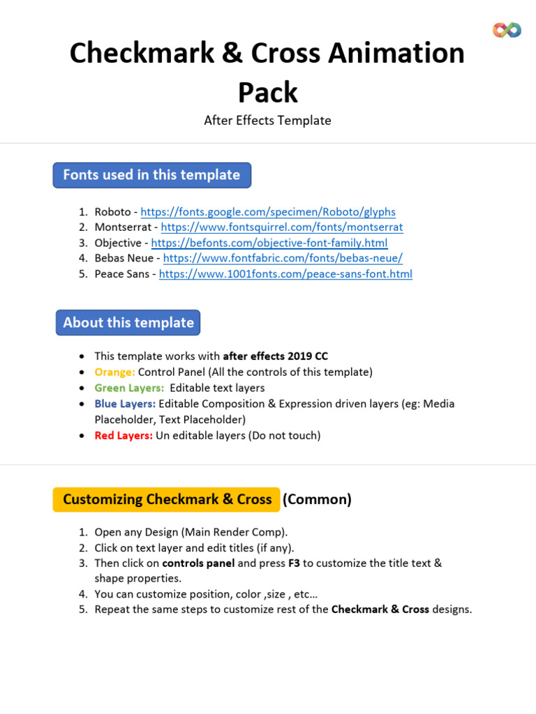 After Effects Animation Template | PDF
