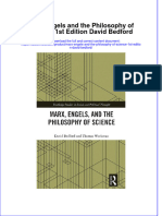 Full Ebook of Marx Engels and The Philosophy of Science 1St Edition David Bedford Online PDF All Chapter