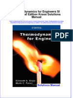 Full Thermodynamics For Engineers Si Edition 1St Edition Kroos Solutions Manual Online PDF All Chapter