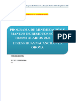 Programa de Minimizacion de P.S. Ricran