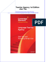 Full Ebook of Language Teacher Agency 1St Edition Jian Tao Online PDF All Chapter