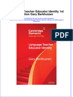 Full Ebook of Language Teacher Educator Identity 1St Edition Gary Barkhuizen Online PDF All Chapter