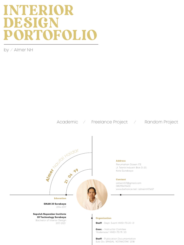 Almer Naufal's Interior Design Portfolio | PDF | 3 D Computer Graphics ...