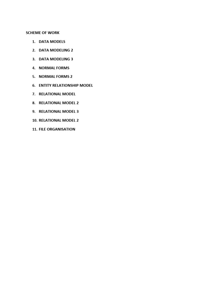 Data Processing SS2 First Term Overview | PDF | Relational Database ...