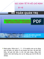 chuong 6 - Phân tích mối quan hệ giữa chi phí-khối lượng-lợi nhuận (C-V-P)