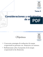 Consideraciones en la evaluacion de las Personas con demencia