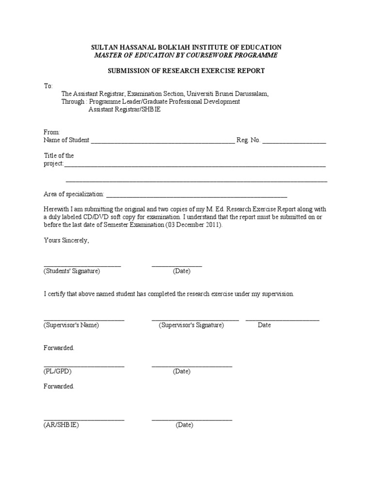 M Ed Research Submission Form1 | PDF
