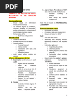 Auditing Condensed Notes