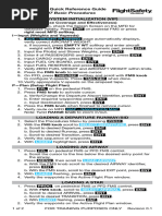 Fms Quick Reference Guide Pdf Aerospace Engineering Aviation