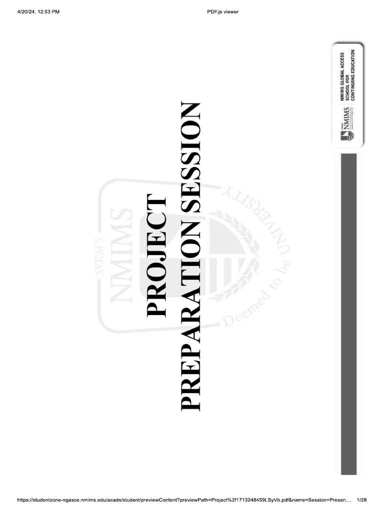 MBA Project Prepration 5 | PDF