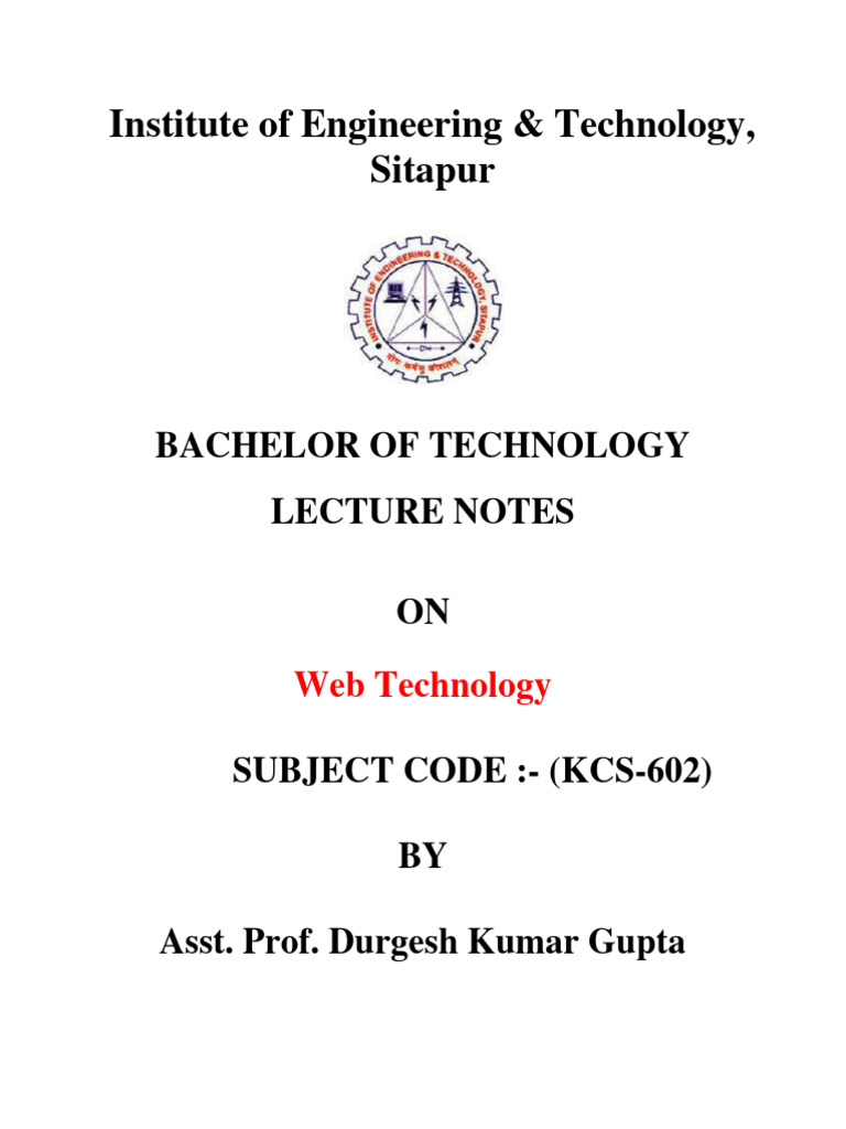 Web Technology Unit 2 Download Free Pdf Document Object Model Xml