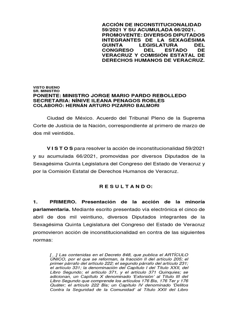 AI 662021 Sentencia de Ultrajes a La Autoridad PDF Derecho penal