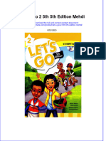 Full Ebook of Let S Go 2 5Th 5Th Edition Mehdi Online PDF All Chapter