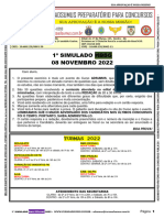 1° SIMULADO HBSG - 08 NOVEMBRO 2022