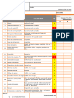 Check List para Inspeccion Preuso de Traspaleta