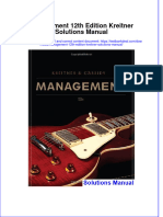 Download full Management 12Th Edition Kreitner Solutions Manual online pdf all chapter docx epub 