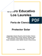 Protector Solar Feria de Ciencias