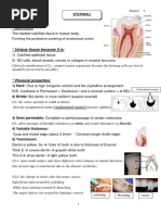 Enamel: Physical and Chemical Properties | PDF | Tooth Enamel | Tooth