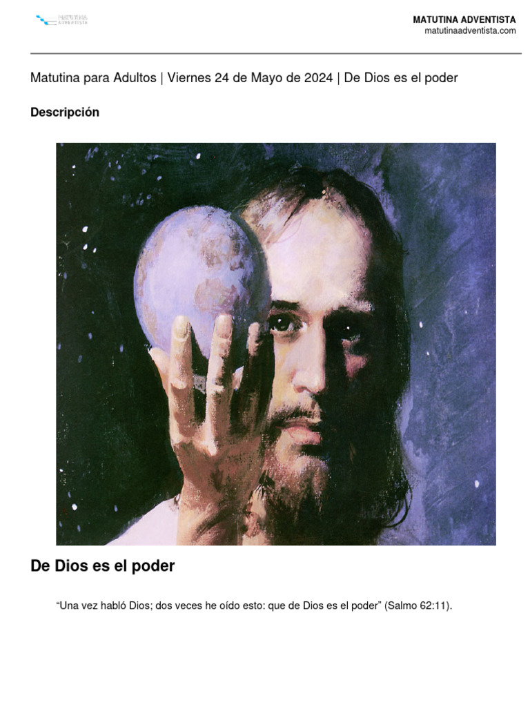 Poder Divino vs. Poder Humano | PDF | Dios | Jesús