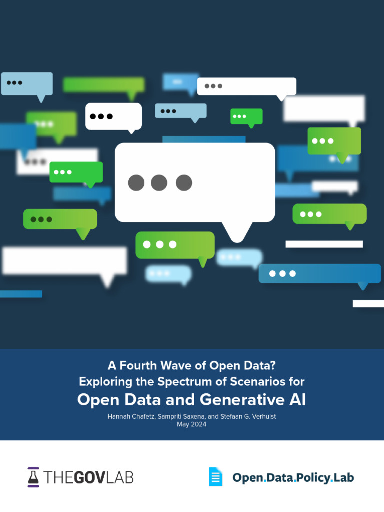 Open Data Scenarios for Generative AI | PDF | Artificial Intelligence ...