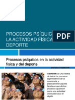 Procesos Psiquicos de La Actividad Fisica y Del Deporte