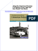 Download full Understanding The American Promise Volume 2 A History From 1865 3Rd Edition Roark Test Bank online pdf all chapter docx epub 