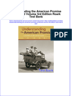 Download full Understanding The American Promise Combined Volume 3Rd Edition Roark Test Bank online pdf all chapter docx epub 