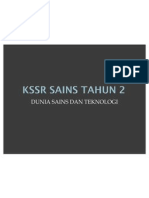 KSSR Sains Dan Teknologi Tahun 2