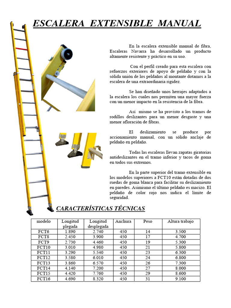 Escalera Extensible Manual | PDF