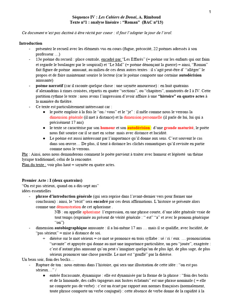 Analyse de 