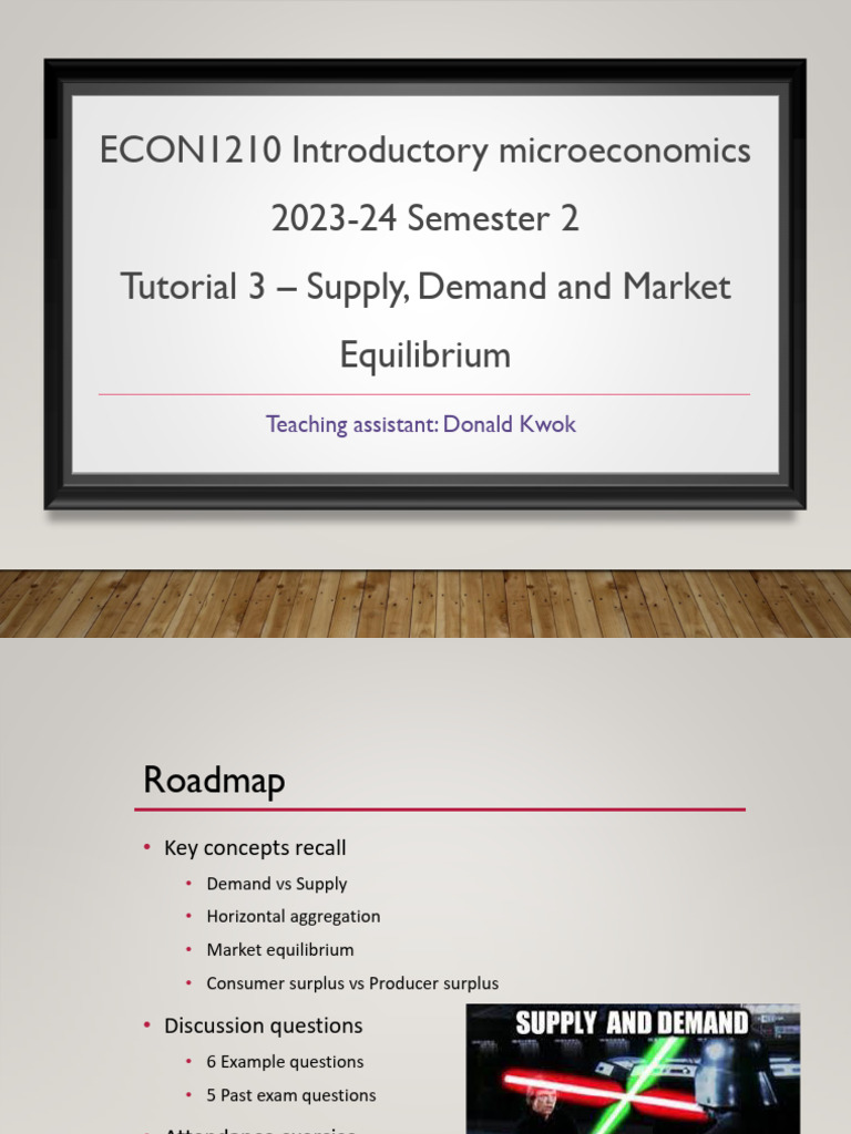 Microeconomics: Supply, Demand, Equilibrium | PDF | Supply And Demand ...