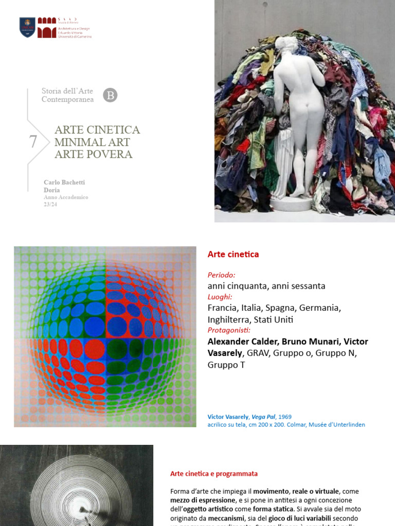 Arte Cinetica Minimal Art | PDF