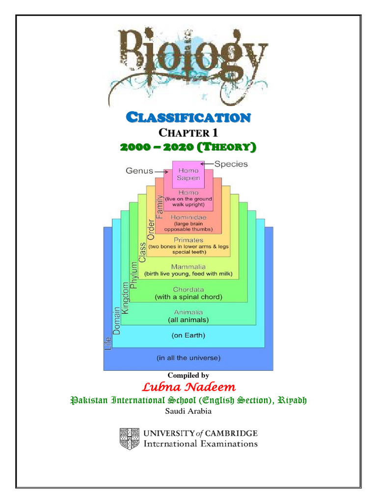 Chapter 1 Classification Download Free Pdf Panthera