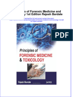 Full Ebook of Principles of Forensic Medicine and Toxicology 1St Edition Rajesh Bardale Online PDF All Chapter