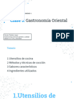 Clase 5-Gastronomía Oriental