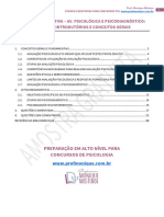 Amostra - Av. Psicológica e Psicodiagnóstico - Introdução