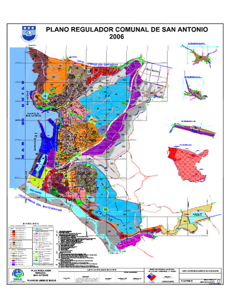 Plano Regulador Comunal de San Antonio | PDF