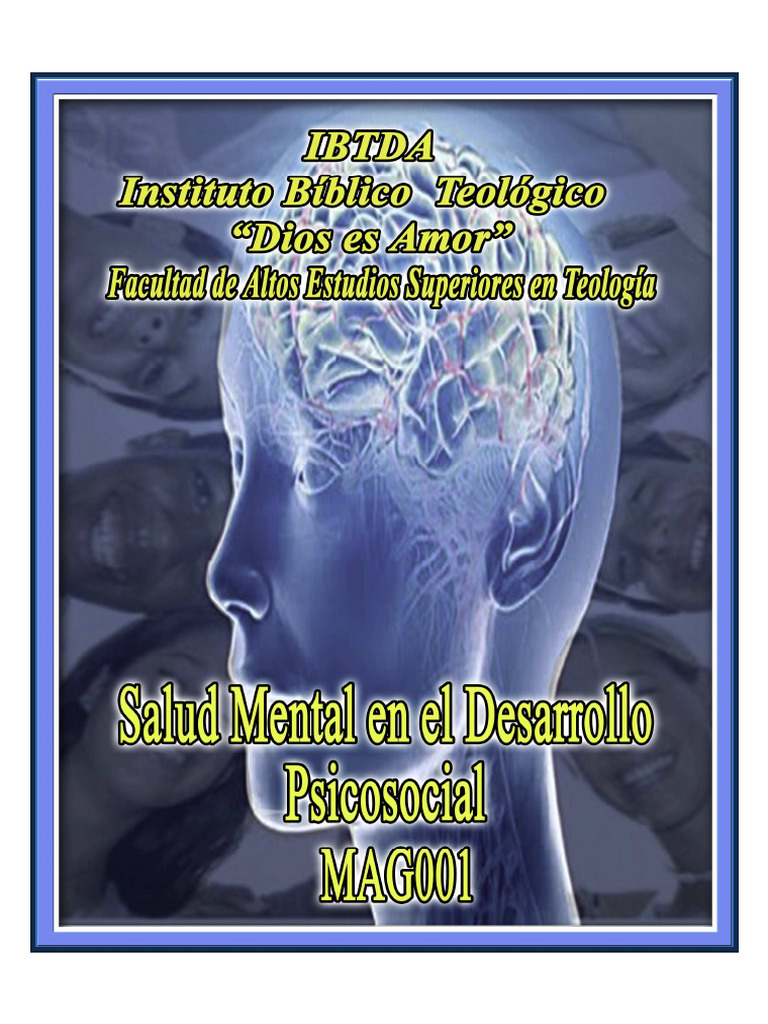 MAGCBT001-Salud Mental en El Desarrollo Psicosocial | PDF | Salud ...